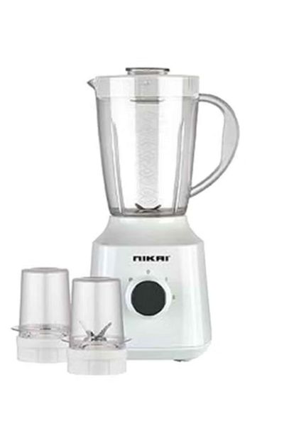 Nikai 3-in-1 Electric Blender 1.5 L 350 W NB1900NA1/NB2900EB2 White/Transparent