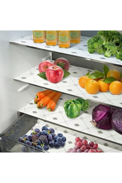 Generic Refrigerator Liners, Absorbent Fridge Liners Non Slip Refrigerator Mats, Non-Adhesive Refrigerator