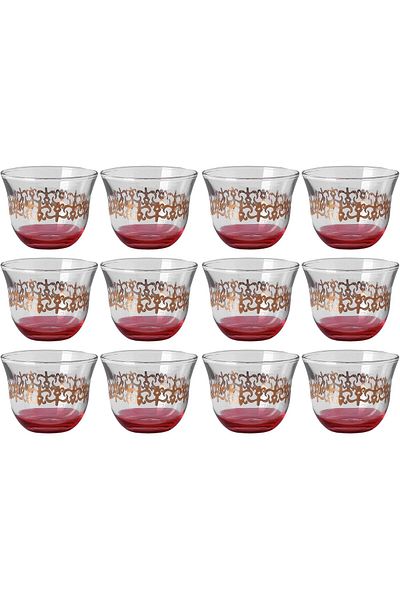 Generic I HOME Turkey Tea Glasses Cups Set of 12 for Party - (Arabic tea cups) 12PCS CAWA CUPS SET