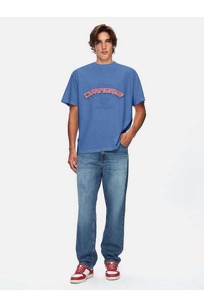 Ltb Μπλουζάκι με στάμπα με κοντό μανίκι Navy Blue
