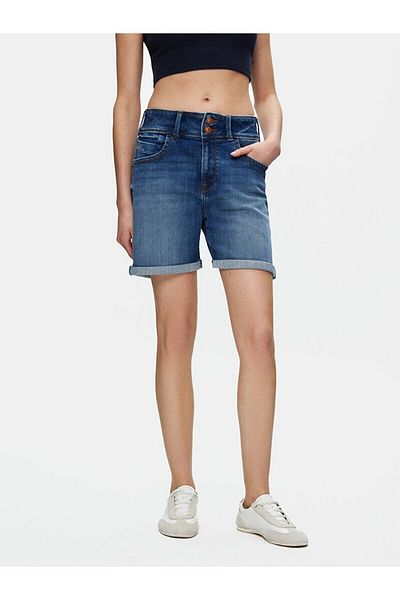 Ltb Pantaloni scurți Jeans Rosina cu talie mijlocie