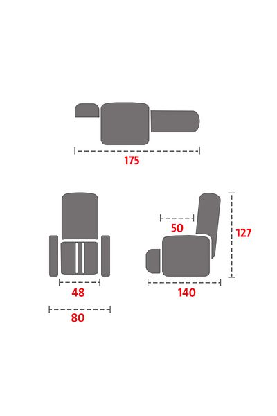 BACK COMFORT Luxury Massage Chair – 10 Automatic Massage Programs - Blue