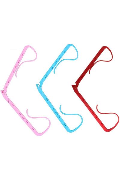 Generic Ahlrsyy 3 Pack Foldable Book Stand Plastic Reading Bracket Book Pages Holder, Book Support Clips fo