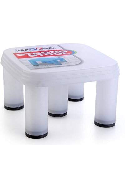 Nayasa Batla Multipurpose Plastic Stool - Transparent (515)