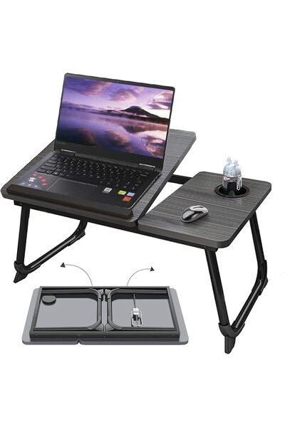 SULFAR Portable Folding Laptop Table with Adjustable Height