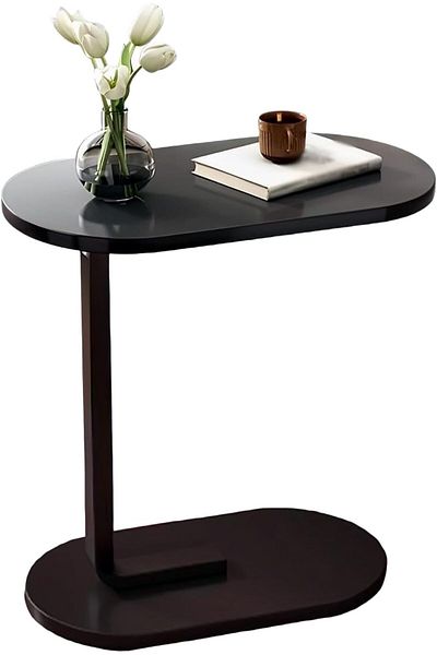 Generic Toriseek C-Shaped Side Table, End Table for Couch, Coffee Table Anti-Rust Waterproof, Sofa Snack Ta