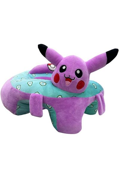 Generic COMPLEX Soft Plush Seat Cushion for Sitting and Lying for Boys and Girls Compatible with Pikachu Sh