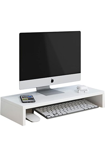 Generic حامل شاشة، منظم مكتب للكمبيوتر المحمول، حامل خشبي للطابعة والكمبيوتر ...