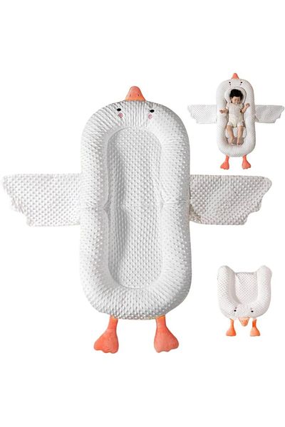Generic Baby Lounger with Pillow, Newborn Baby Nest Lounger for 0-12 Months Boys Girls, Baby Nest for Sleep