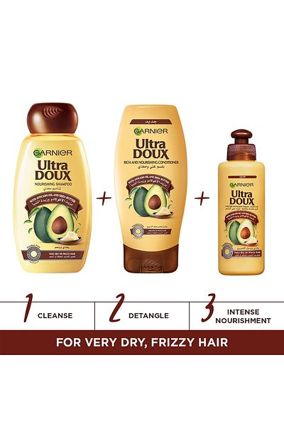 Garnier Ultra Doux Avocado And Shea Butter Nourishing Shampoo