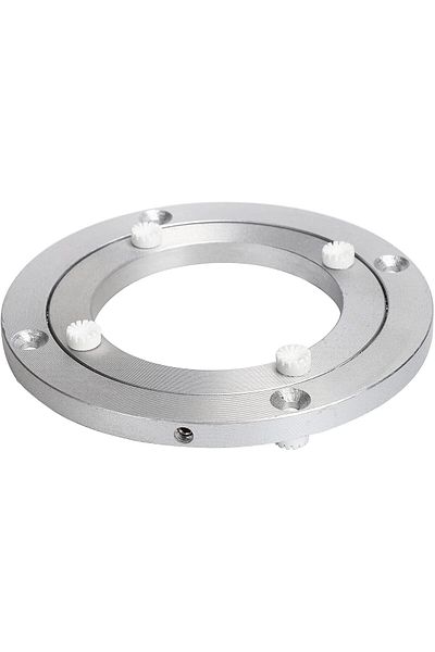 Generic Shanrya Table Bearing, Aluminum Alloy Rotating Hardware Rotating Tray Improved Mute for Table for F