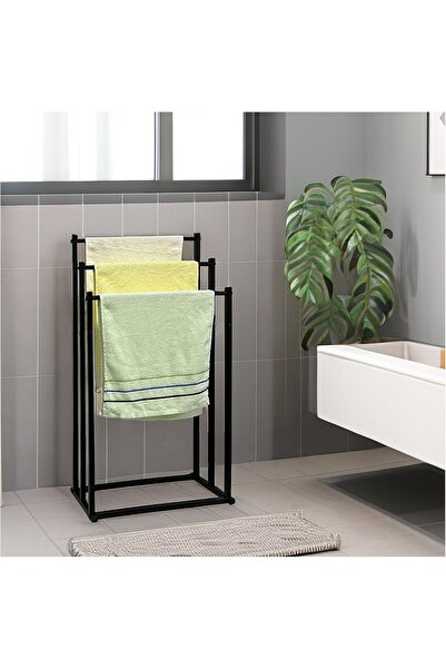 Generic 3 Tiers Floor Standing Towel Rack,Staircase Towel Holder,Blanket Ladd...