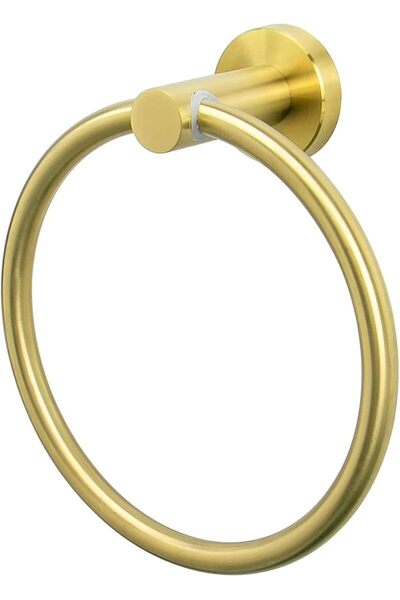 Generic Stainless Steel Towel Ring,Wall Mounted Towel Hanger for Bathroom、 ki...