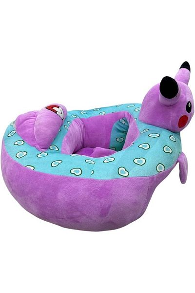 Generic COMPLEX Soft Plush Seat Cushion for Sitting and Lying for Boys and Girls Compatible with Pikachu Sh