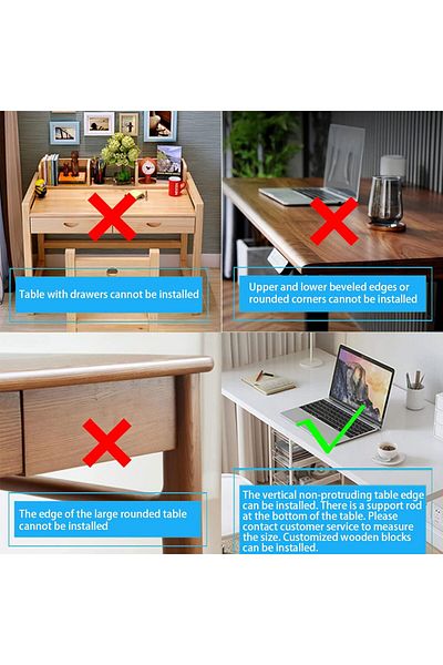 Generic HIHELO Desk Extender Tray,Keyboard Rest Desk Extender,Ergonomics Desk Extender Tray,Foldable Keyboa