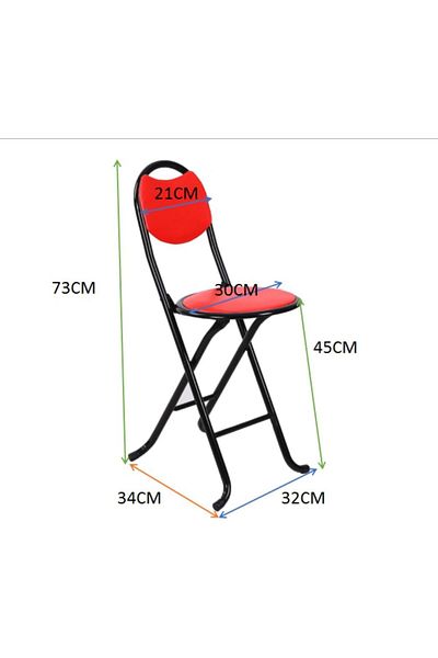 Generic Pixels Furniture Folding Prayer Chair Easy To Use And Move, Black