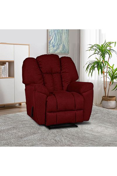 Lazy Vibes Modern Canvas Recliner Chair | Fixed in premium linen fabric