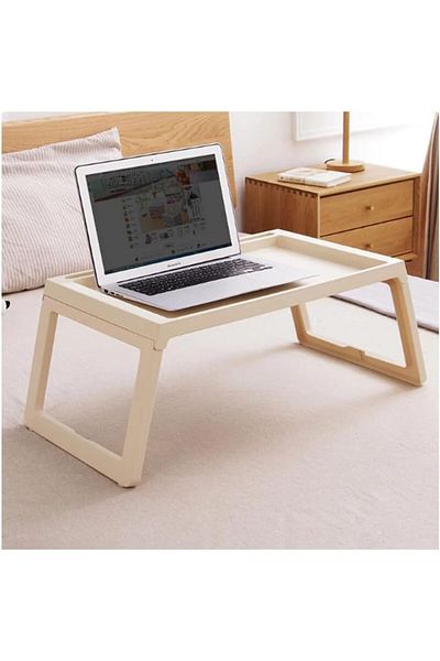 Generic CO ARMA Laptop Table Plastic Laptop Desk Bed Tray Breakfast Serving Tray Foldable
