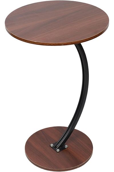 Generic HOMEVEO Elegant Multipurpose Side Table for Serving Tea and Coffee with Metal Frame Suitable for Living Room and