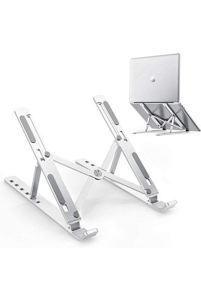 Generic Aseem Laptop Stand, Adjustable Aluminum Laptop Computer Stand Tablet Stand,Ergonomic Foldable Porta