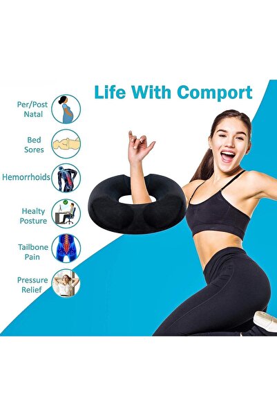 Generic SKY-TOUCH Donut Pillow Memory Foam Seat Cushion