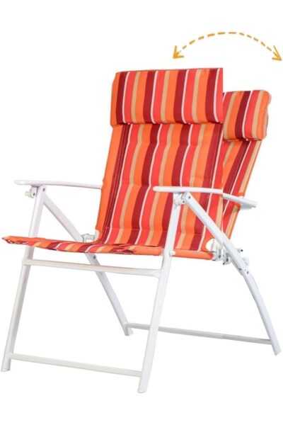 Generic ALSafi-EST Saudi heritage style Outdoor Camping Stripe Folding Chair,...
