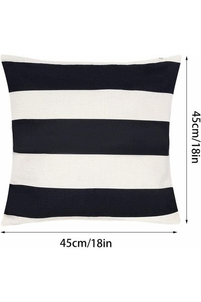 Generic tiggell 4 Pack Waterproof Pillow Covers Outdoor Throw Pillowcases Decorative Garden Cushion Case fo