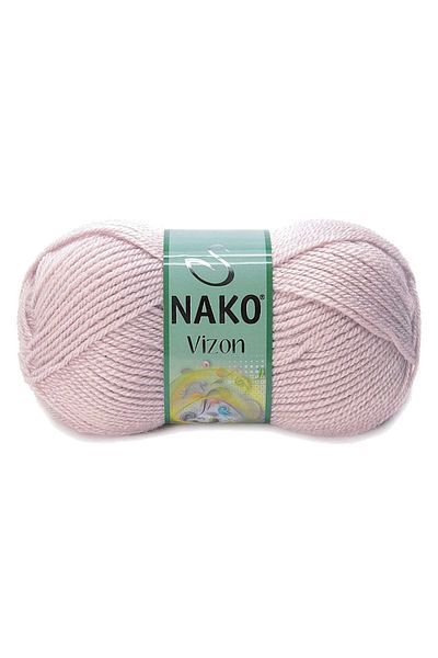 NAKO Vizon Premium 5 τεμάχια ακρυλικό πλεκτό χειρός - μαλλί κλωστής Χρώμα No:318 Rose Buds