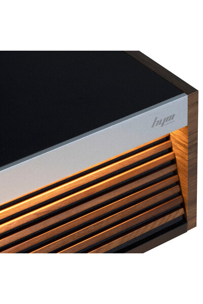 Hym Originals Lumi Dahili Bluetooth Hoparlörlü Işıklı Retro Pikap Plakçalar Aux Rca Çıkışlı All-in-o