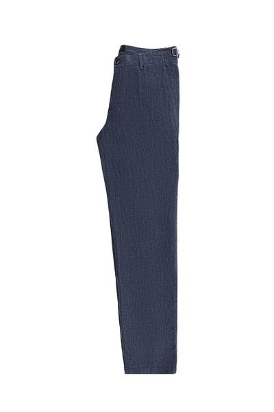 Abdullah Kiğılı Slim Fit Slim Fit Linen Classic Fabric Trousers