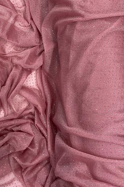 costurera Glittered Raindrop Evening Dress - Shawl Tulle, Dried Rose, 32-h