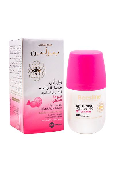 Beesline Cotton Candy Whitening Deodorant Roll-On For Women 50 ml