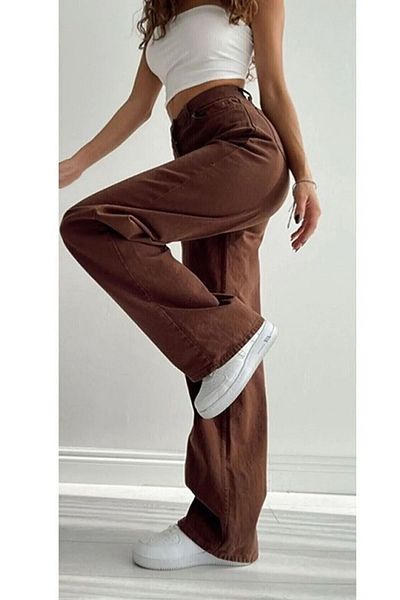 Shield Life Brown Women's Pants High Waist