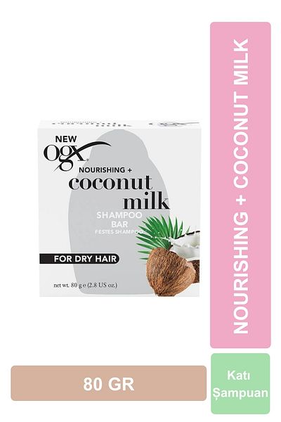 OGX Coconut Milk Solid Shampoo 80g