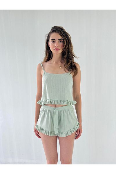 Retrobird Pajama Set with Shorts Home Set Women Çağla