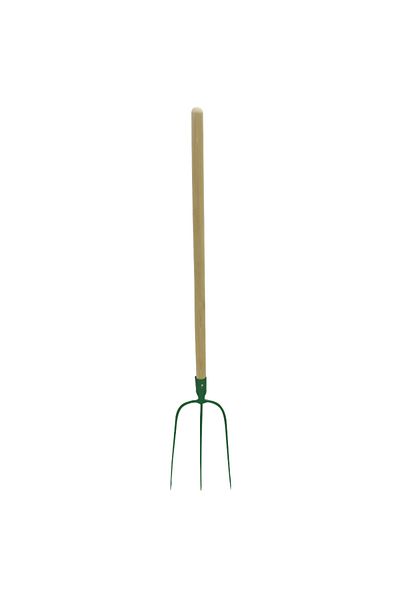 JuCo Household Fork With Wooden Handle 230X330/1330Mm / 3 Prongs
