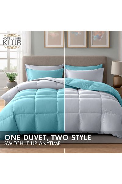Hotel Linen Klub Luxury 6-Piece Down Alternative Comforter Set – Double size 220x240 cm