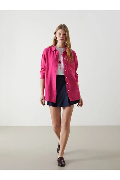 LC Waikiki Xside Linen Blended Women's Shirt