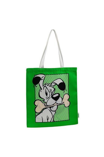 Puckator Geantă tote, Idefix (Dogmatix) Asterix, Imprimeu câine, Reutilizabilă