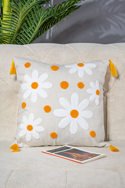 Bade Design 2'li Punç Kırlent , Yastık Kılıfı Çok Tercih Edilen (KETEN KUMAŞ)