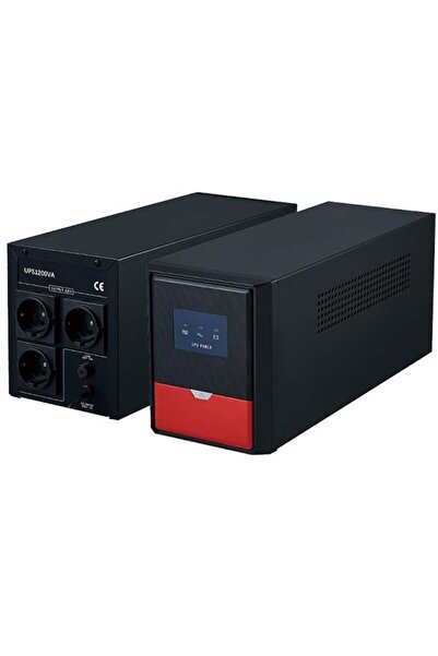 BYR Andees AD-1200 1200VA 12V7.5AhX2 UPS Kesintisiz Güç Kaynağı (430x210x235Mm)