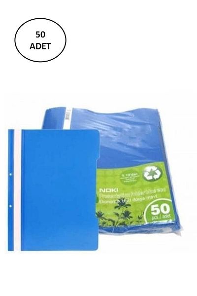PRATİKOBA Noki Eco Ring Binder Blue 50 Pieces