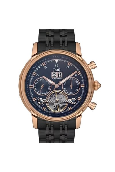 Tiger Tiger Men's Wristwatch Ti-599Mg 42Mm-46Mm Black