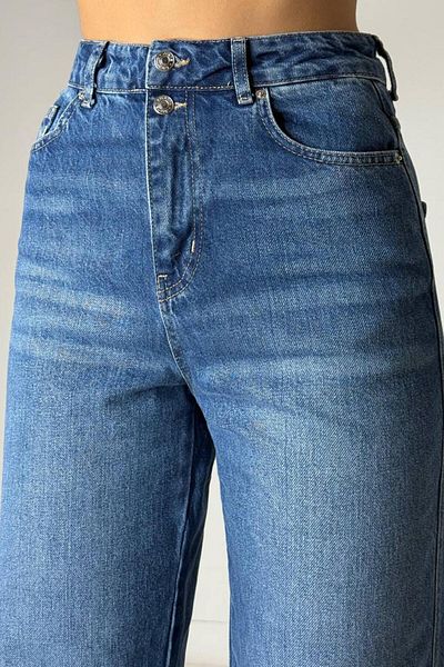 LACARINO 7850 Pantaloni drepti de damă din denim
