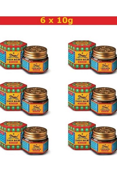 Tiger Balm عبوة من 6 مرهم أحمر