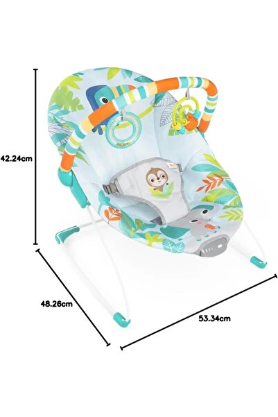 Genel Markalar Yağmur Ormanı Titreşimli Ana Kucağı 0-6 Ay, 0-9 kg ya kadar