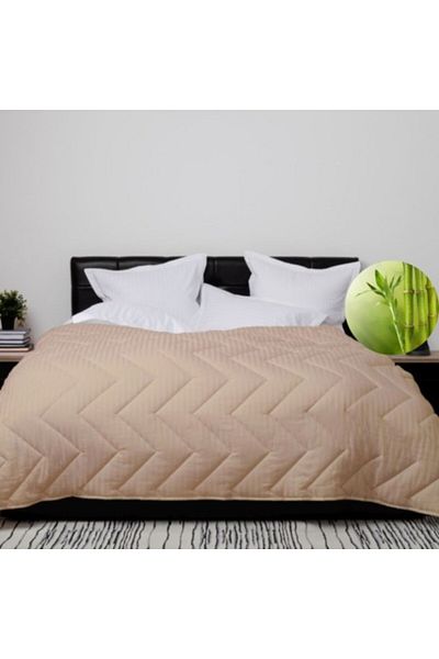 Pucioasa Winter quilt with bamboo filling 180x210cm, Ralex Pucioasa, Cappucino