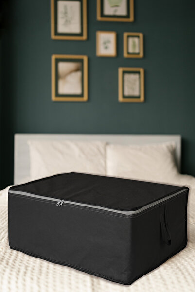 ADARYA HOME 6 Adet - Bazaaltı Ve Çekyat Hurç 60 X 40 X 22 Cm (GRİ-DÜZ)