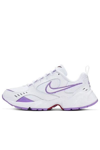 Nike Air Heights White Sneaker Genuine Leather and Textile Casual Sports Shoes White