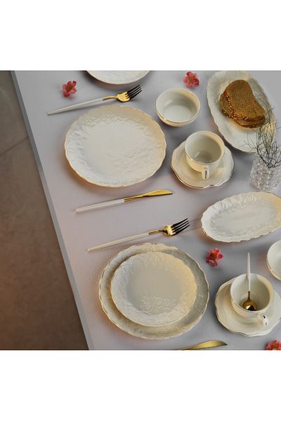 Aryıldız Bella 32 Piece Breakfast Set for 6 People